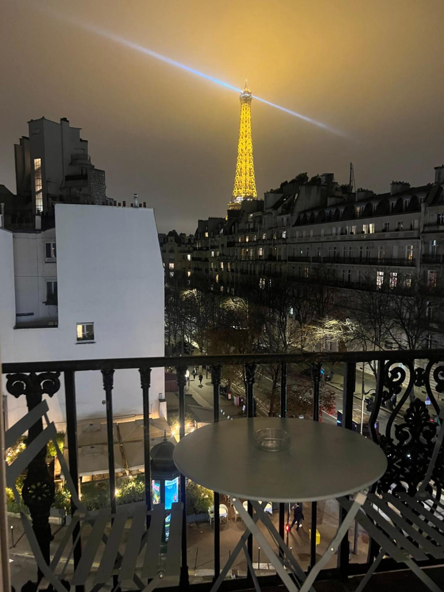 Appartement Paris Vue Tour Eiffel Trocadero Eksteriør bilde