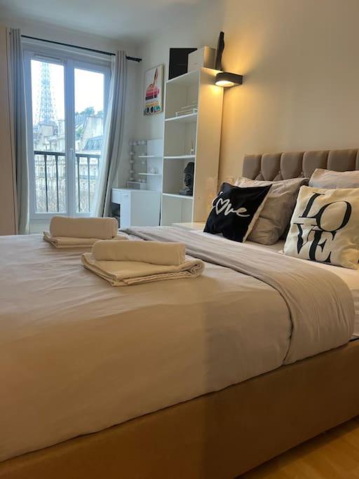 Appartement Paris Vue Tour Eiffel Trocadero Eksteriør bilde