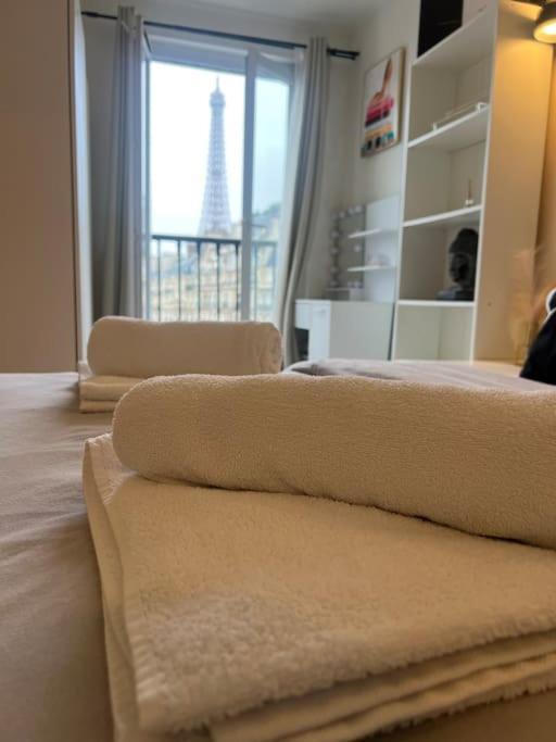 Appartement Paris Vue Tour Eiffel Trocadero Eksteriør bilde